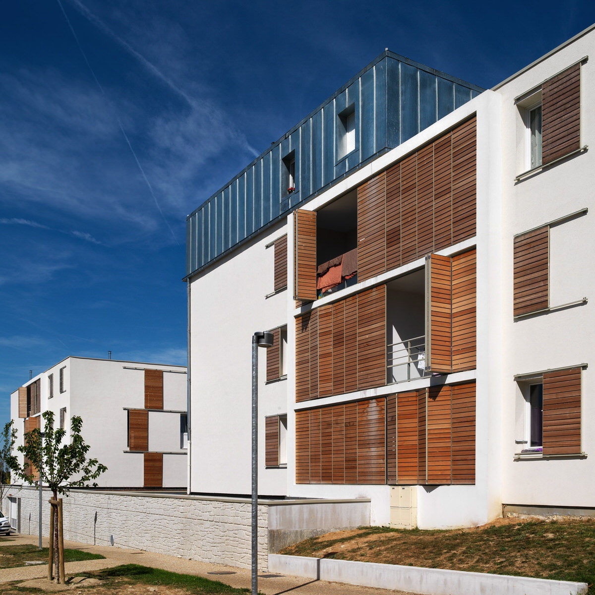 Créature Architectes - Construction de 20 logements collectifs et de 20 logements individuels  - Châlette sur Loing - 45