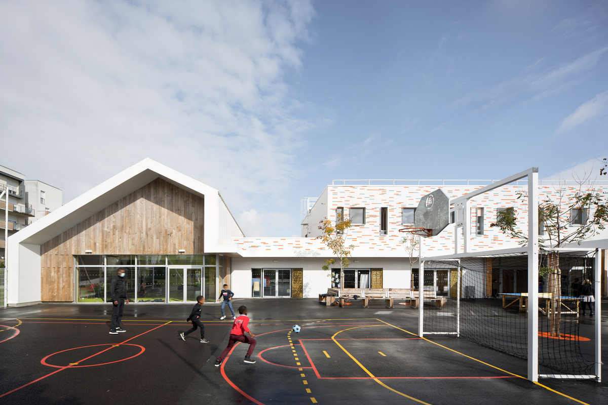 Créature Architectes - Construction - du groupe scolaire Simone Veil, quartier des deux lions - Tours - 37