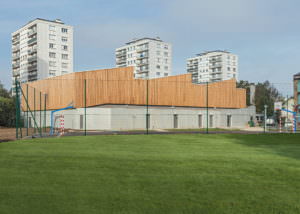 Créature Architectes - Construction du Gymnase du lycée horticole de La Mouillère - Orléans - 45