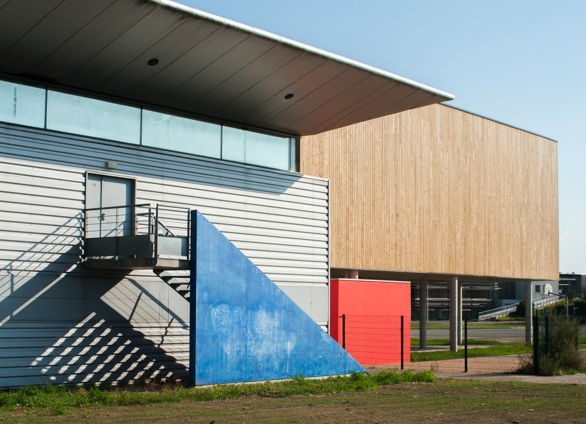 Créature Architectes - Construction du Gymnase du lycée Charles Péguy - Orléans - 45