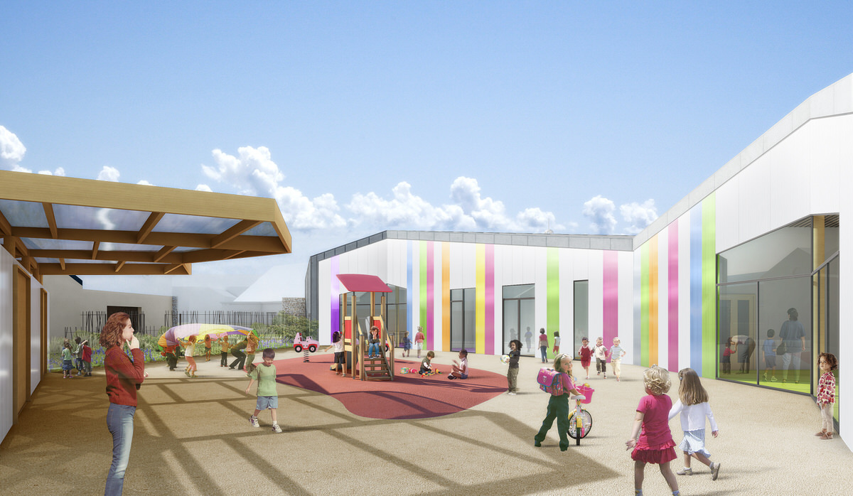 Créature Architectes - Reconstruction d’une école maternelle et définition du projet urbain  - Châtillon Coligny - 45