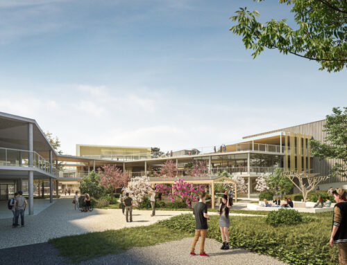 Construction du lycée Joséphine Baker Hanches (28)