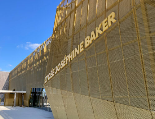 Construction du lycée Joséphine Baker Hanches (28)