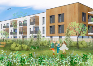 Créature Architectes - Construction d’un ensemble immobilier de 27 logements collectifs - ilot 13 - ZAC Champ prieur - Semoy - 45