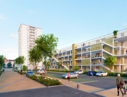 Réhabilitation thermique de 360 logements et mise en accessibilité de la résidence «les merlusines» Tours (37)