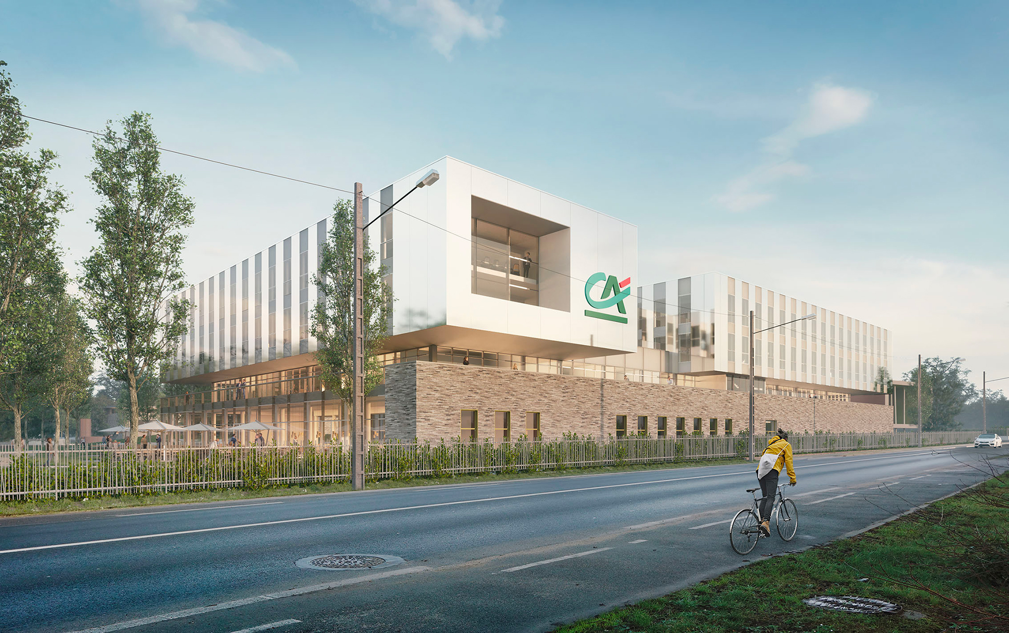 Créature Architectes - Reconstruction du siège administratif du crédit agricole Centre-Loire - Campus 45 - Saint-Jean-de-Braye - 45
