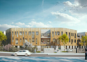 Créature Architectes - Construction du siège social de GRDF – Ensemble immeuble de bureaux et locaux d'activités - Isneauville - 76